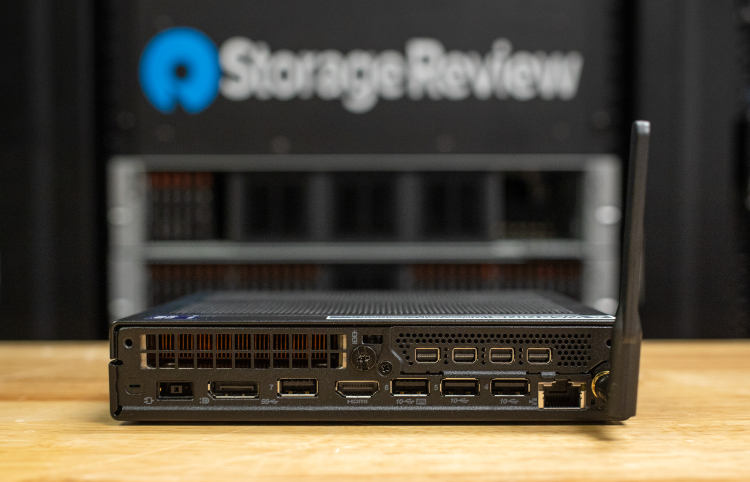 Lenovo ThinkStation P3 Tiny Gen 2 back