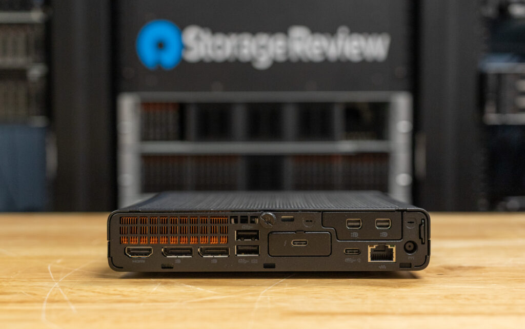HP EliteDesk 8 Mini G1a rear