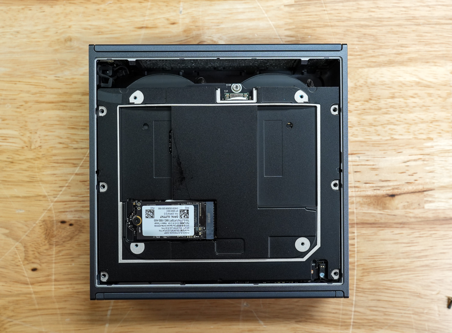 Dell Pro Max GB10 underside with drive section