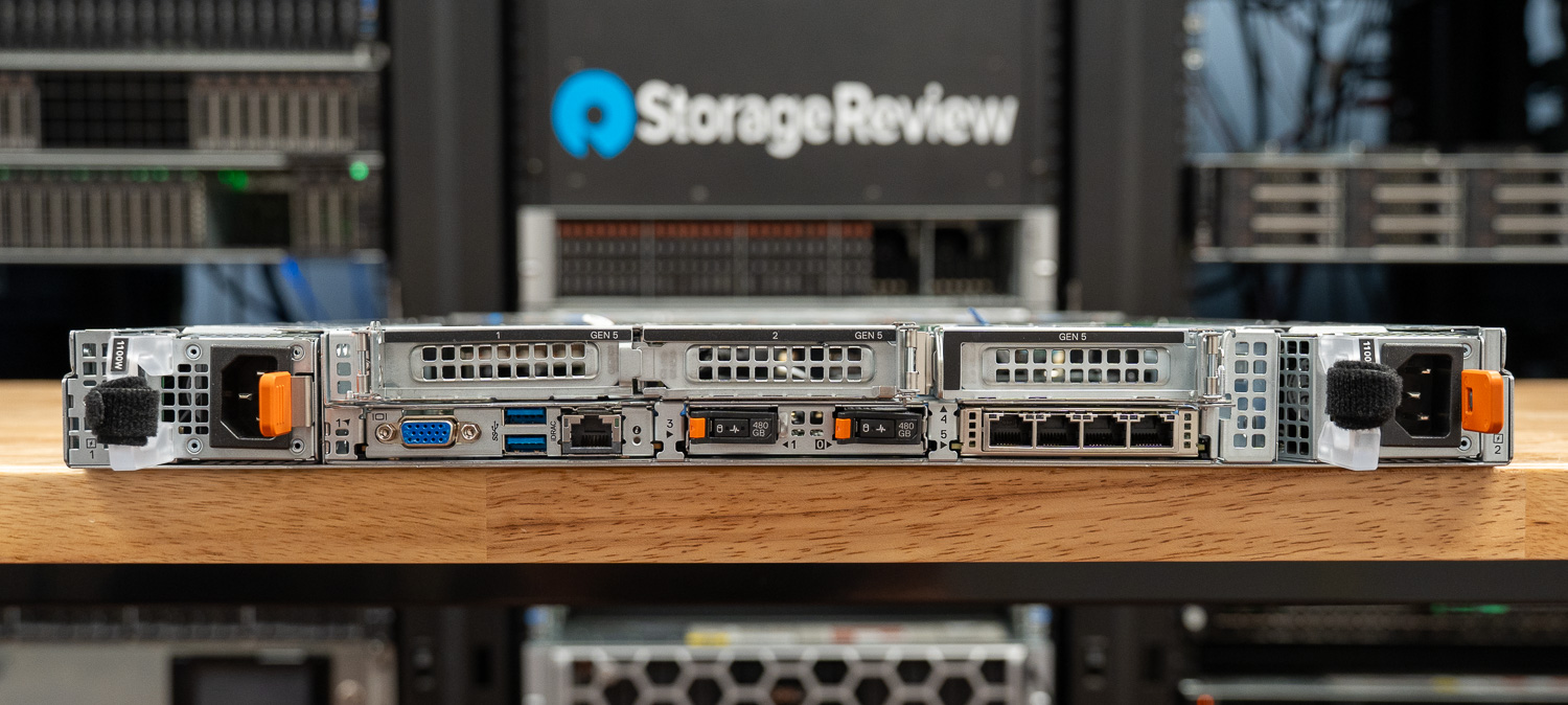 Dell PowerEdge R4715 rear IO and storage