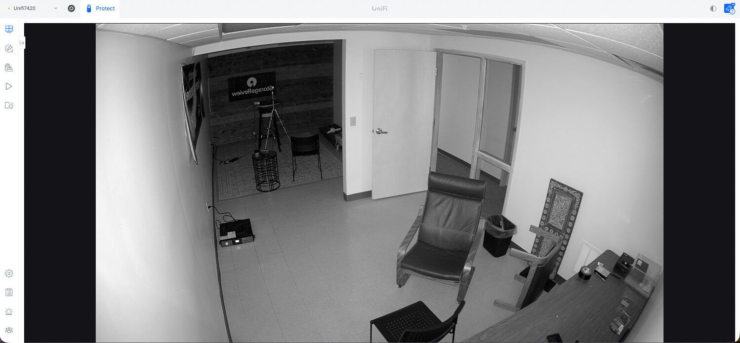 ubiquiti g6 turret night vision view