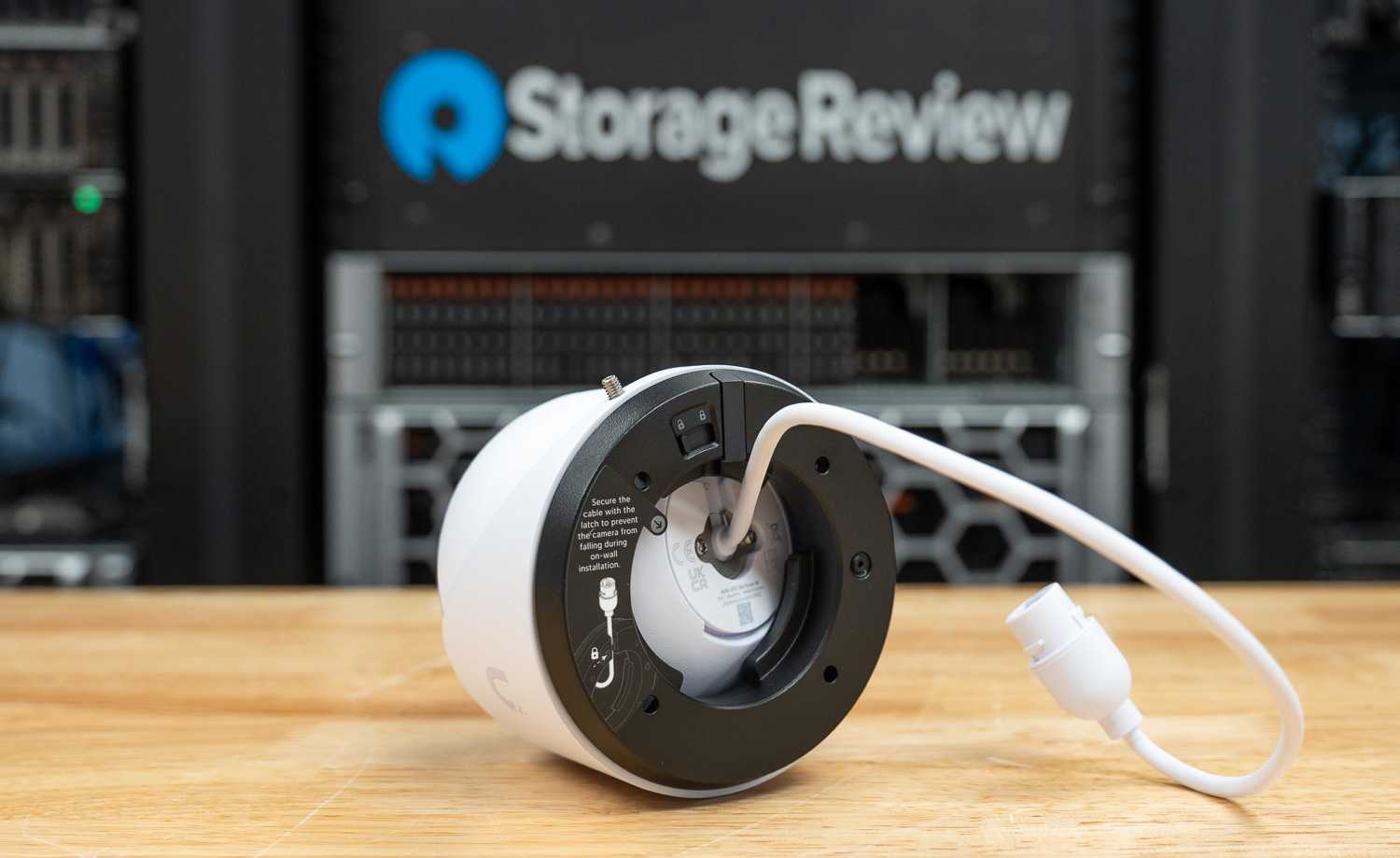 rear mounted-side view of the ubiquiti g6 turret