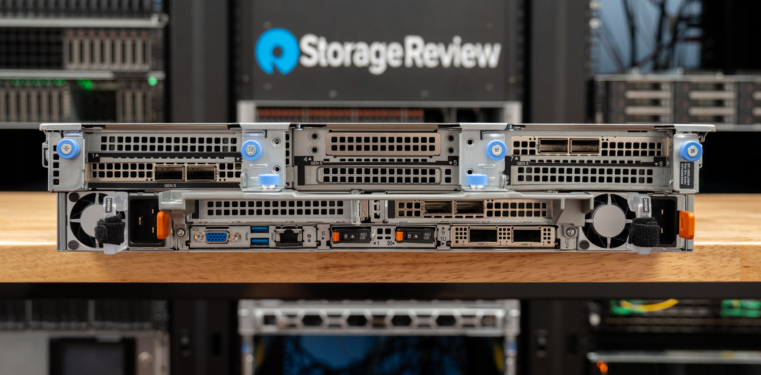 Dell PowerEdge R770AP rear PCIe , storage , power and I/O
