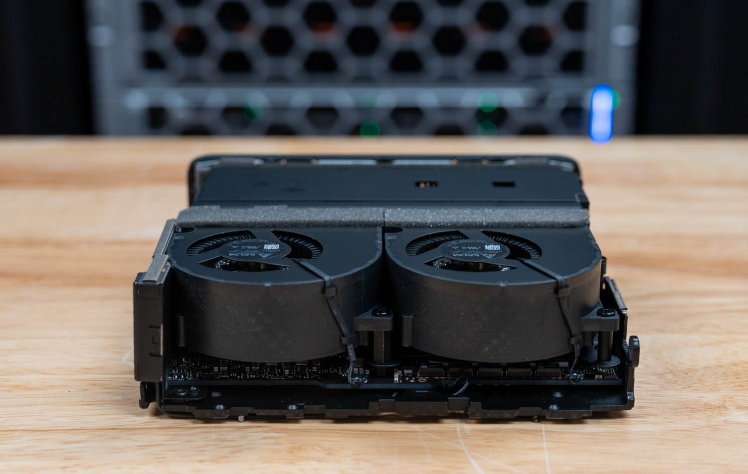 HP ZGX Nano G1n internal fan section