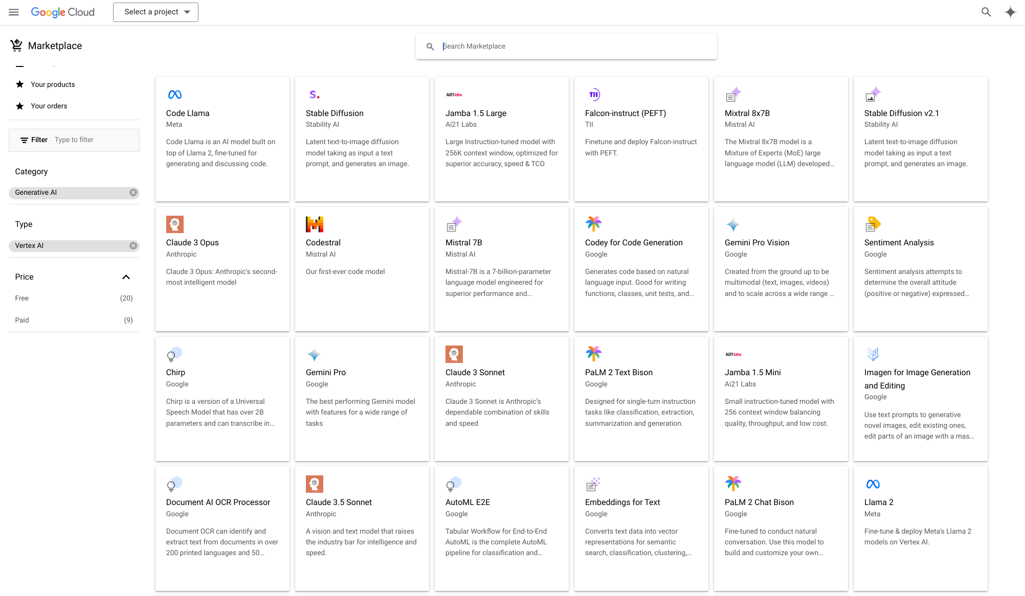 Google Cloud Marketplace graphic