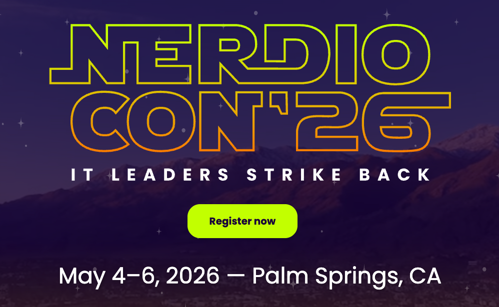 nerdiocon 26 event graphic