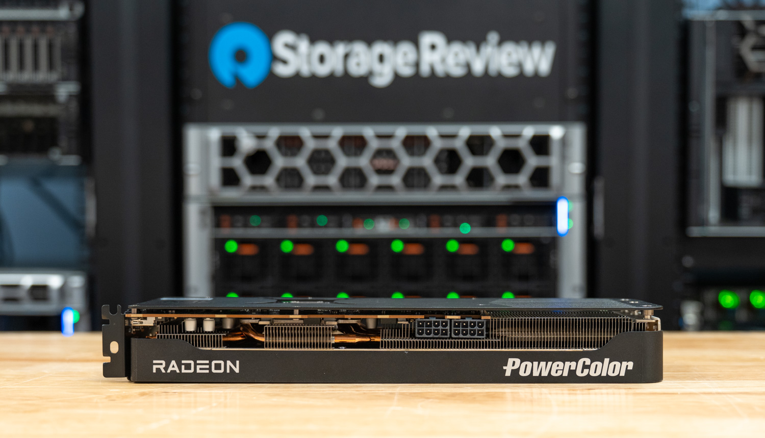 AMD PowerColor Red Devil RX 9070 GRE Power connector side view