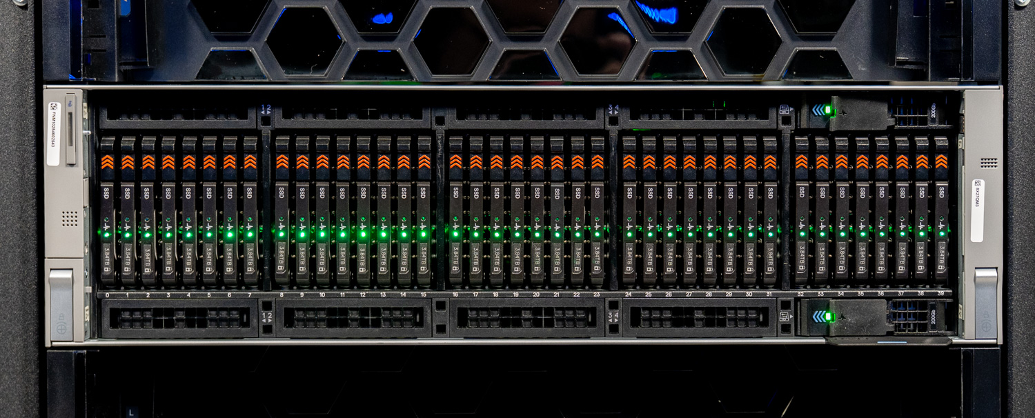 Dell PowerStore Gen3 9500 Fully Populated Front View