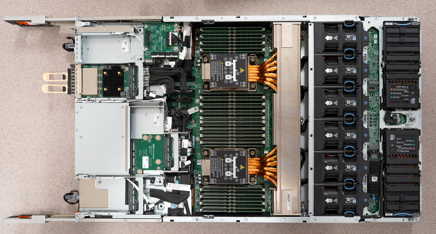 Dell PowerStore Gen 3 - 9500 top down view