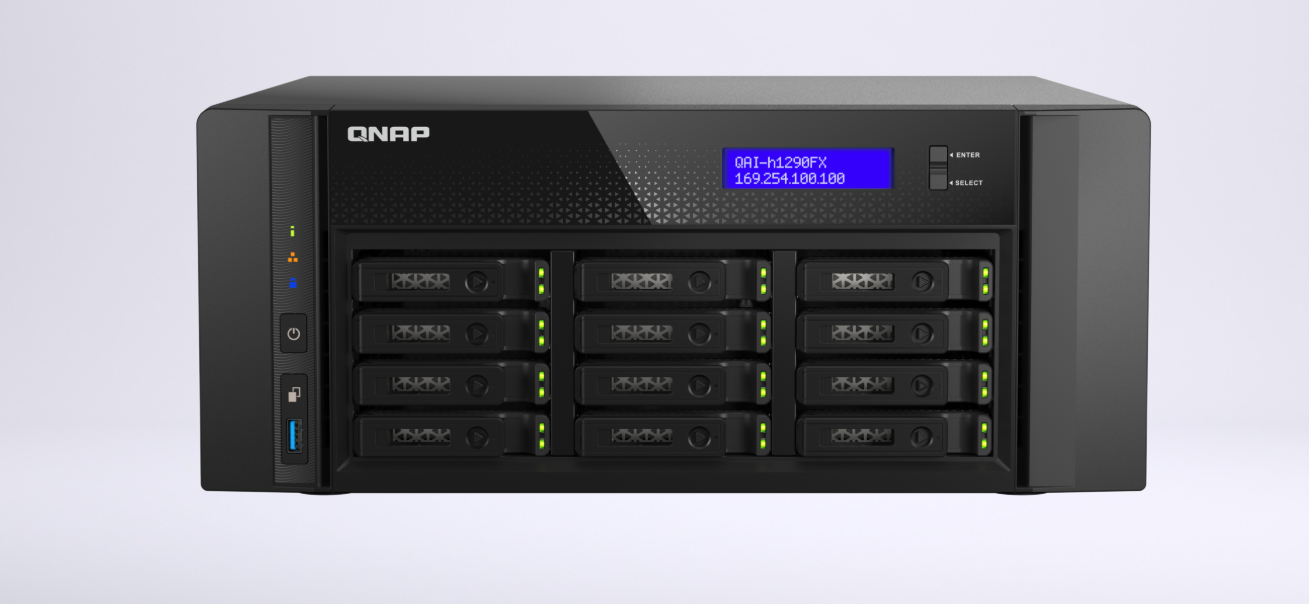 QNAP QAI h1290FX front panel