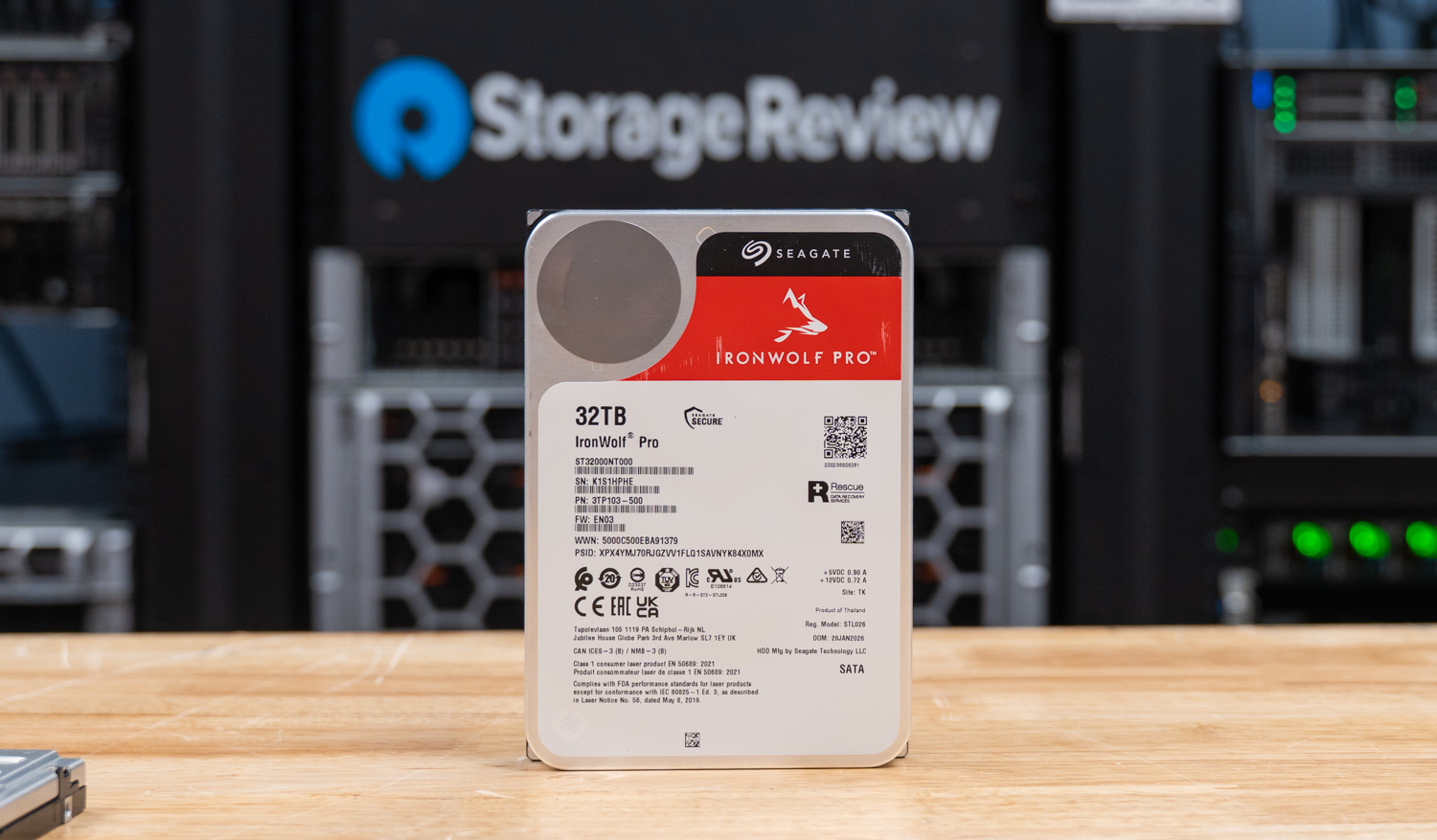 Seagate IronWolf Pro 32TB front