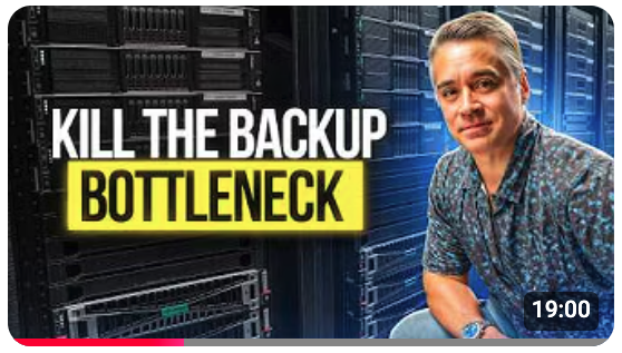 HPE Kill The Backup Bottleneck Podcast
