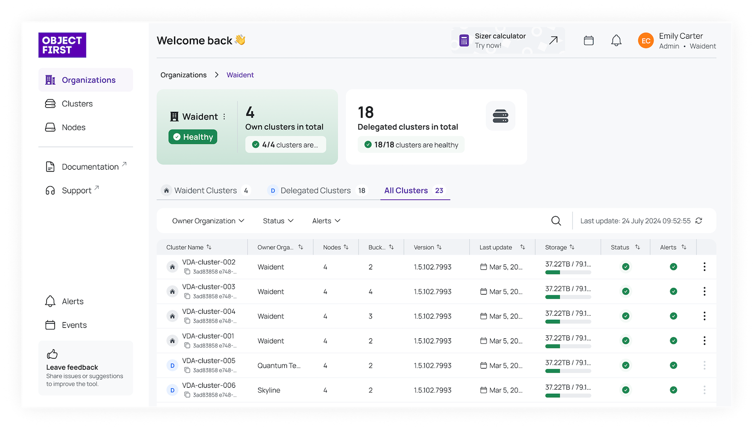 Object first Fleet Manager screenshot