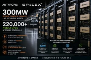 Anthropic Signs SpaceX Colossus 1 Deal For Major Claude Compute Expansion