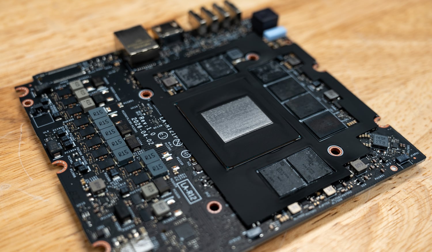 AMD Ryzen AI Halo main board.