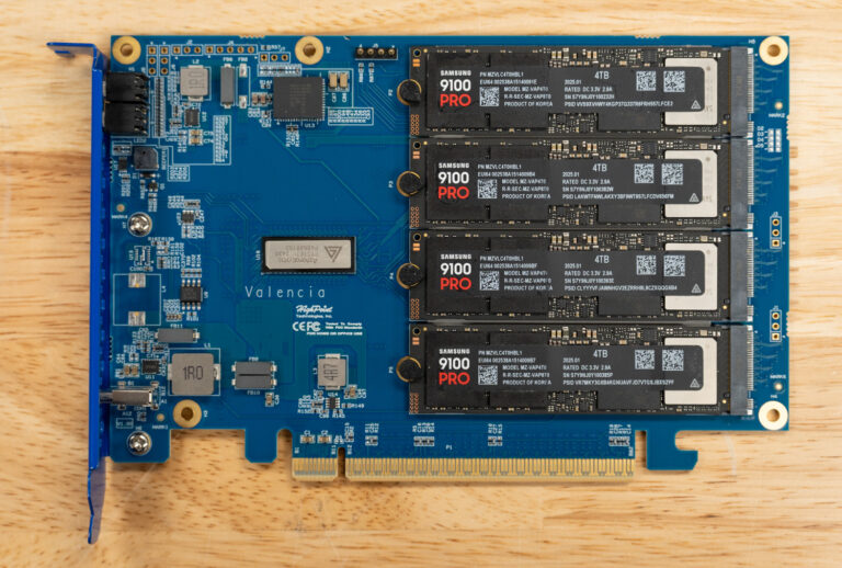 HighPoint Rocket 1604L Review: Four Gen5 M.2 SSDs, One Slot, 55.6GB/s