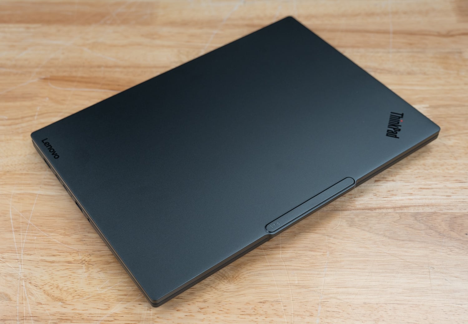 Lenovo ThinkPad P14s Gen 7 mobile workstation, closed lid top view