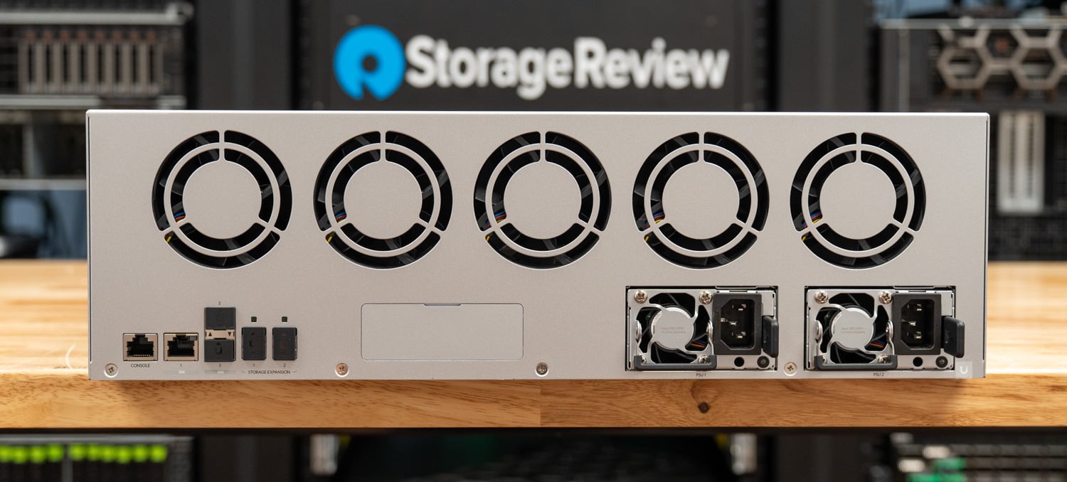 Ubiquiti Enterprise NAS redundant hot-swap 550W power supplies