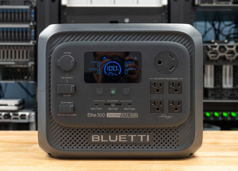 BLUETTI Elite 300 Review: 3,014Wh, 2,400W, and an 8ms UPS Switchover in a 58-Pound Box
