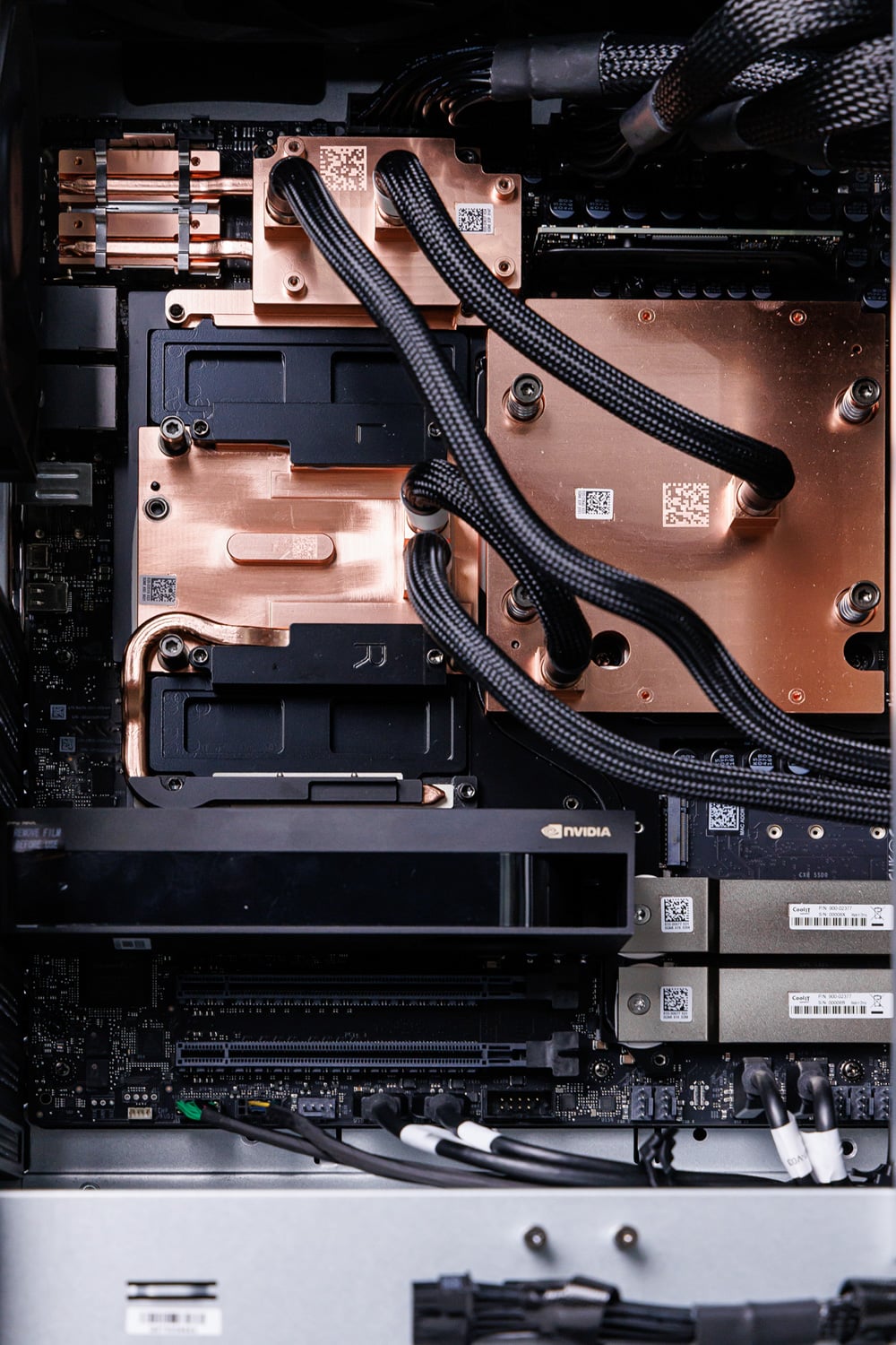 Power delivery in the MSI XpertStation WS300 with its 1,600W 80 PLUS Platinum supply