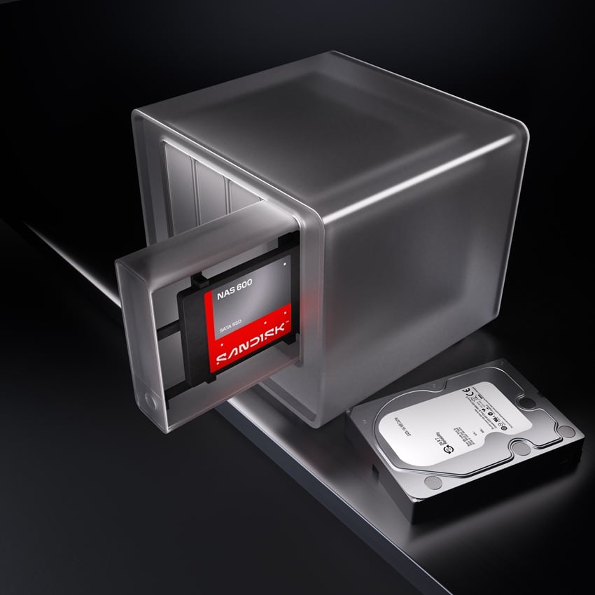 Sandisk NAS 600 SATA SSD, 2.5-inch flash upgrade for NAS drive bays