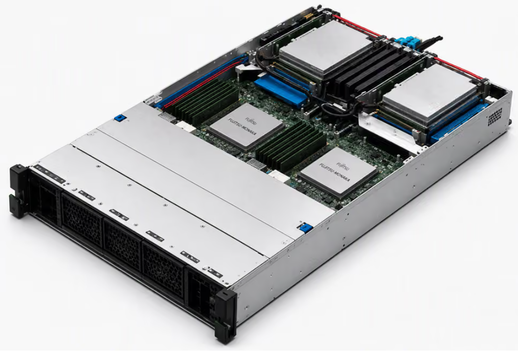 Fujitsu MONAKA Server Brings 2nm 144-Core CPUs to Air-Cooled AI Inference, On Sale in November