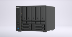QNAP TS-h966TX Combines Thunderbolt 4, 10GbE, and U.2 NVMe in a Compact 9-Bay NAS