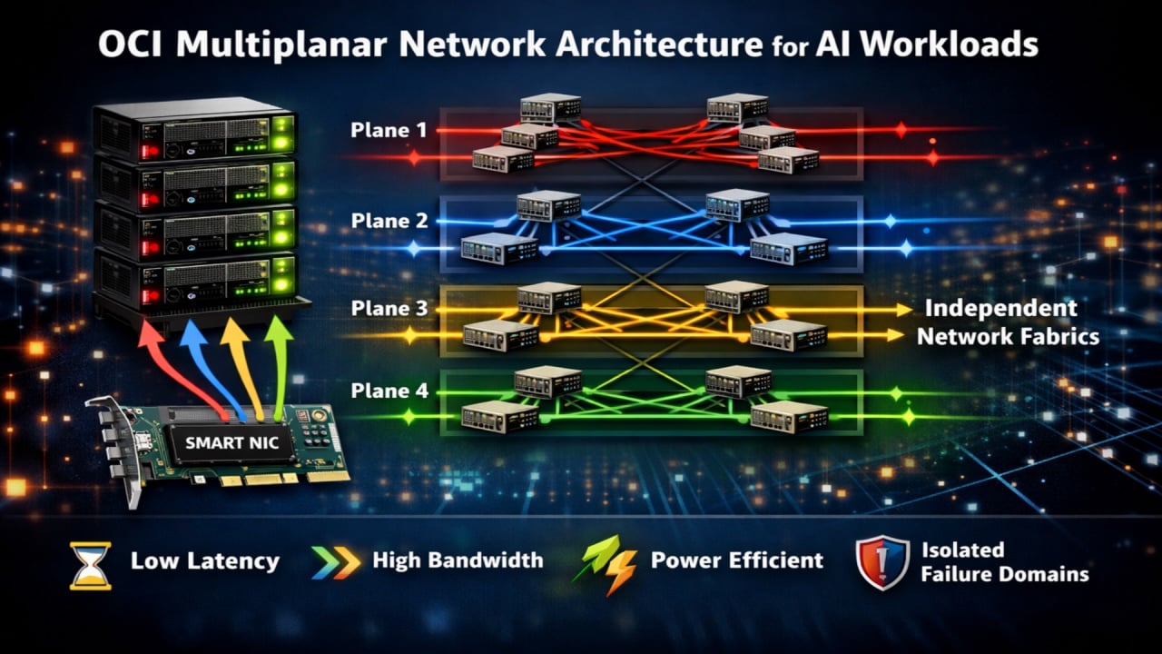 Oracle Acceleron Adds Front-End RDMA, an NCCL and RCCL Plugin for Multiplanar Failover, and 3x NVMe Block Storage Performance on OCI